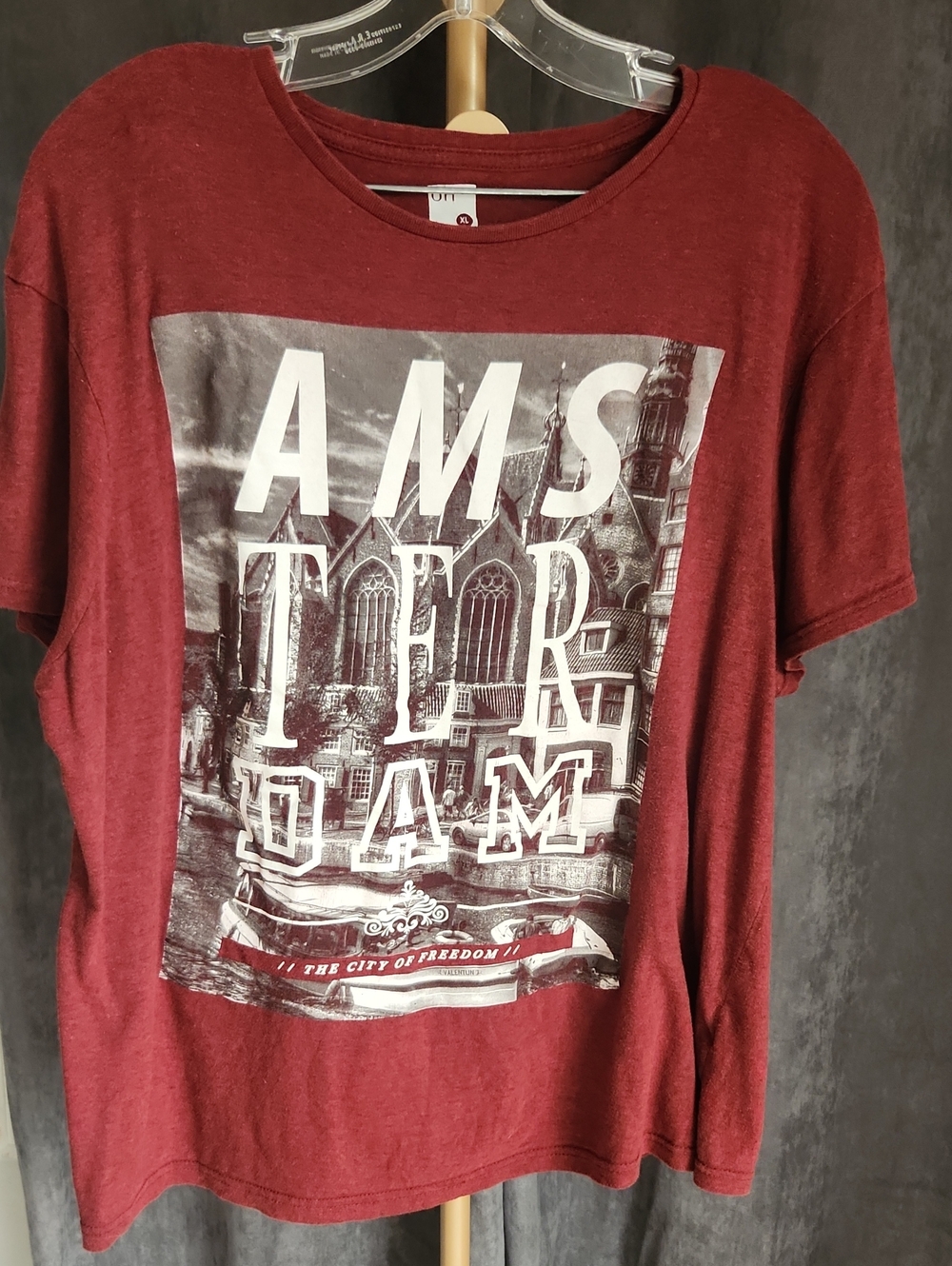 Burgundy Graphic Tee